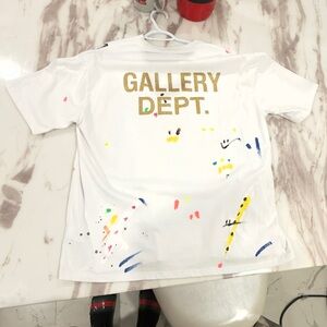 Lanvin White T-Shirt with Yellow Accent